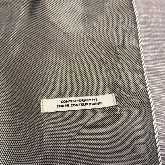 Le Chateau Linen Vest Suit. - Picture 13 of 16